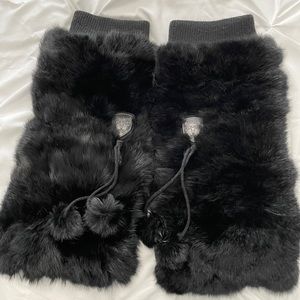 Rudsak real Fox Fur leg warmers